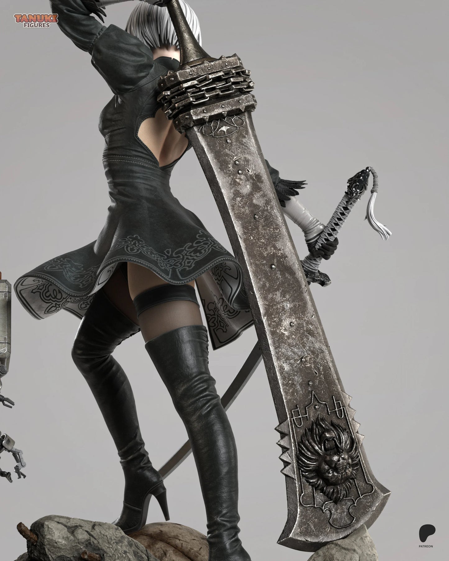 2B - NieR Automata | Hand-Painted Figure | Magnetized