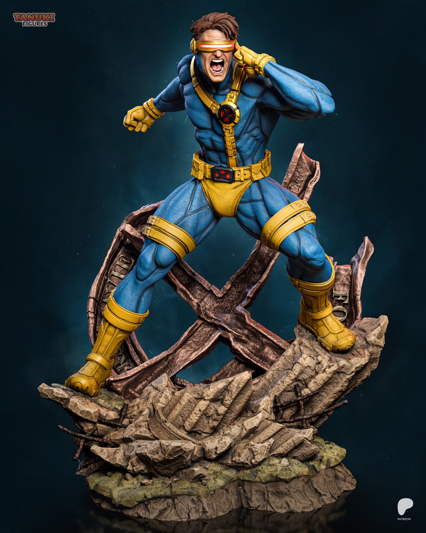 Cyclops - X-Men | Hand-Painted Figure | Magnetized