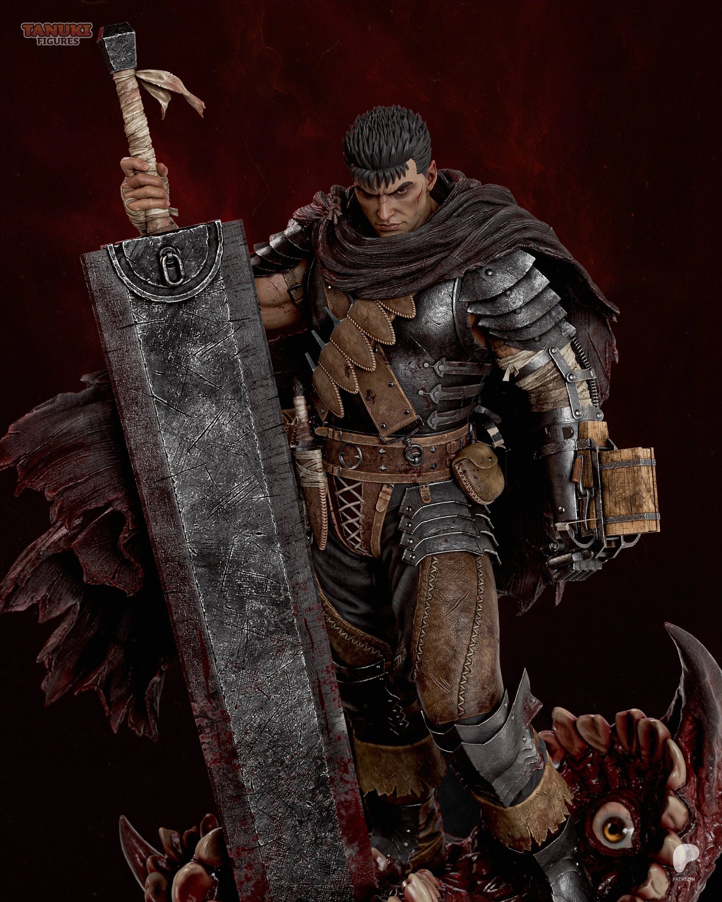 Guts - Berserk | Hand-Painted Figure | Magnetized
