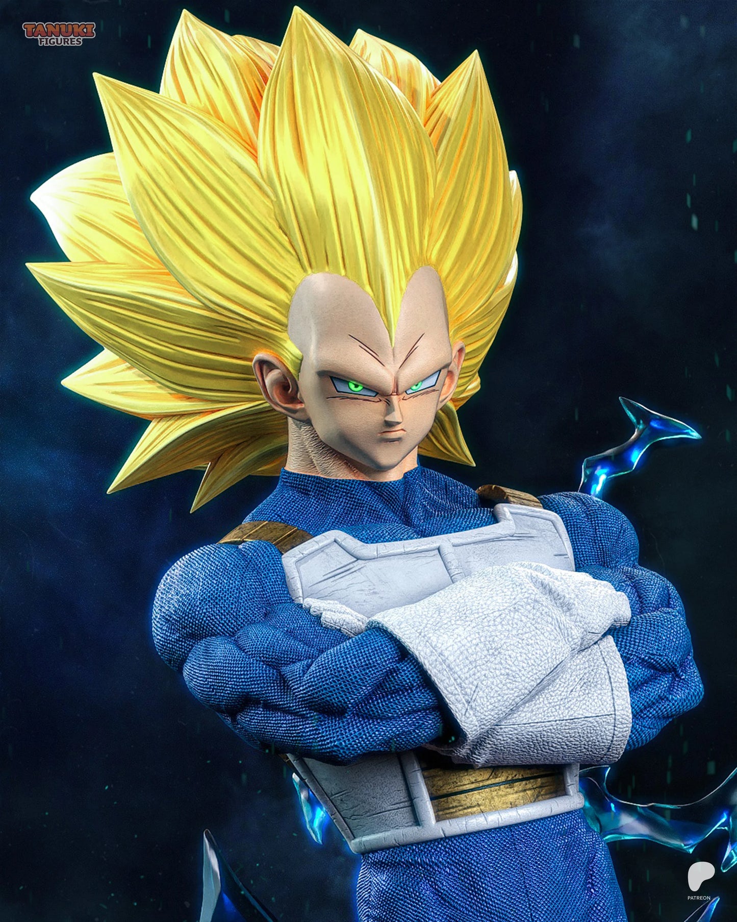 Vegeta SSJ3 - Dragon Ball | Hand-Painted Figure | Magnetized
