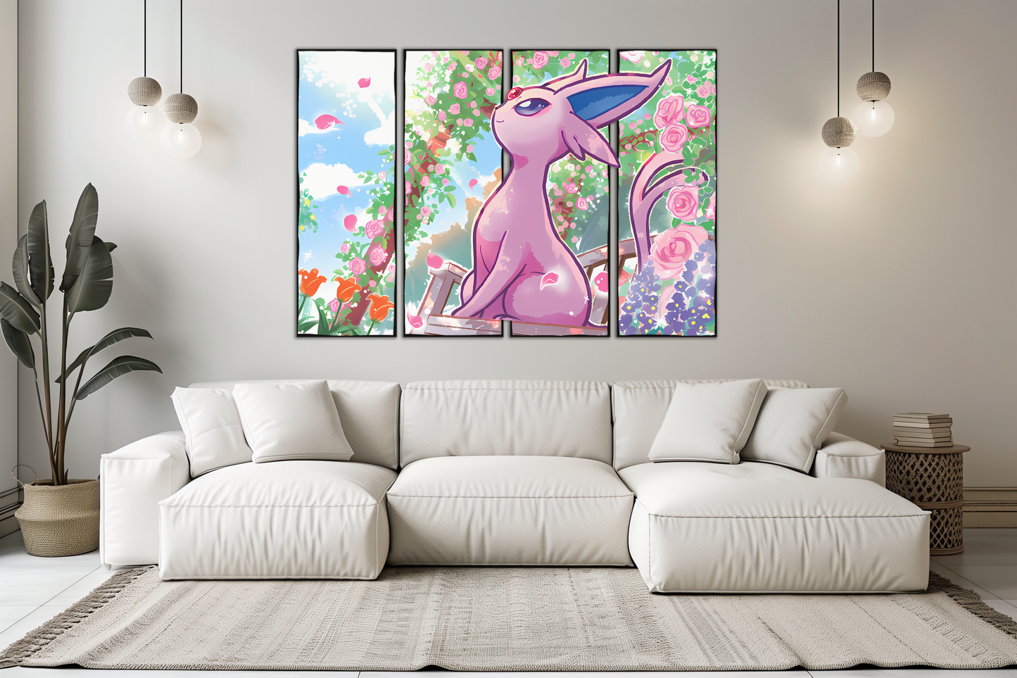 Wall Art Pokemon | Espeon | 3D Effect