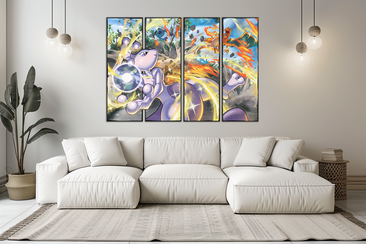 Wall Art Pokemon | Mewtwo | 3D Effect