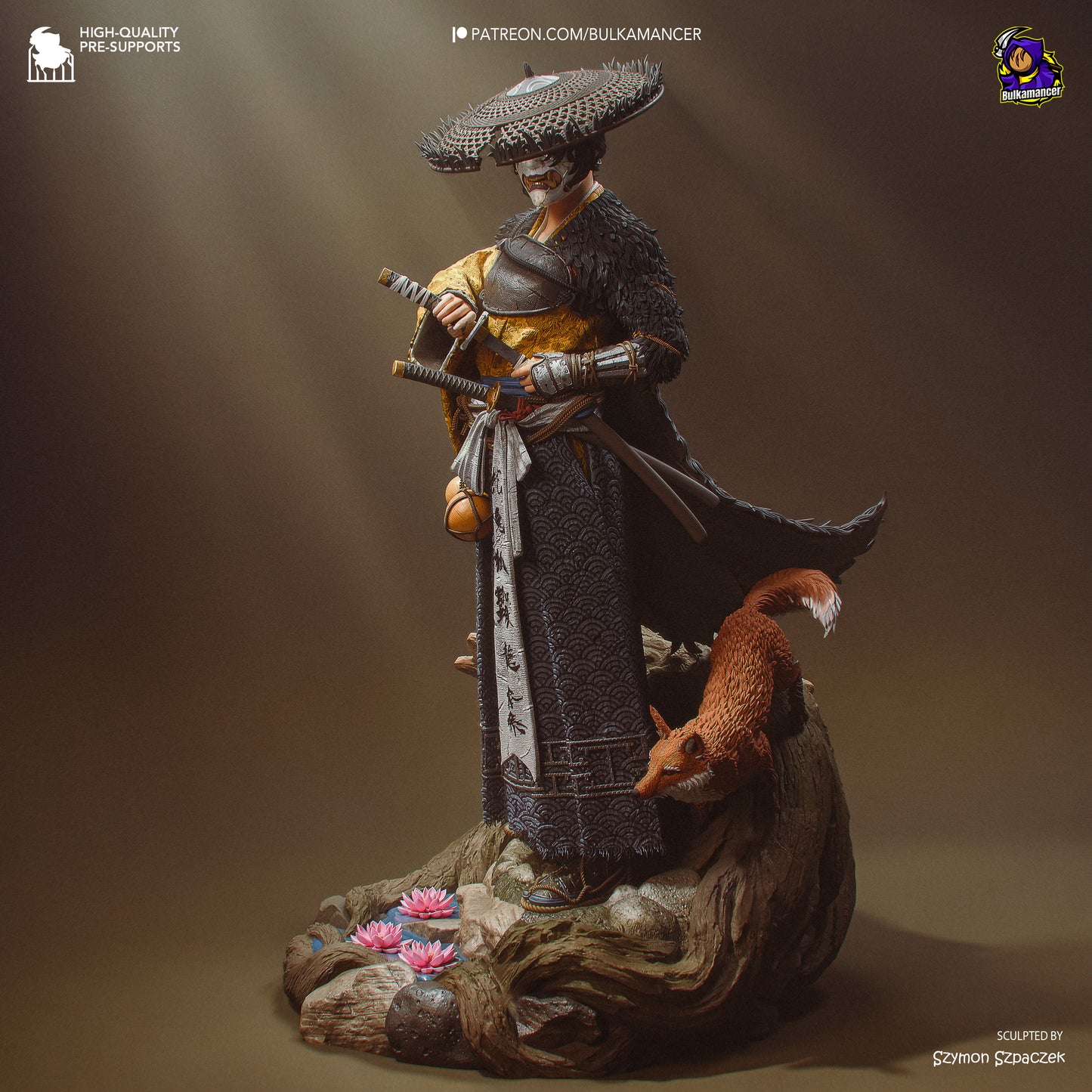 Northern Onryo | Hand-Painted Figure | Magnetized