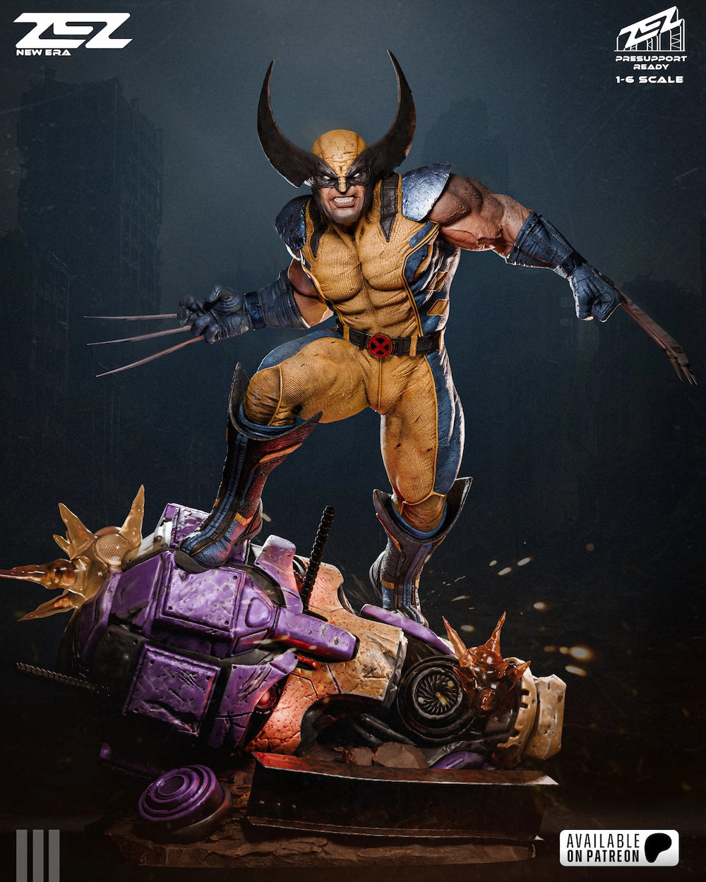 Wolverine | Hand-Painted Figure | Magnetized