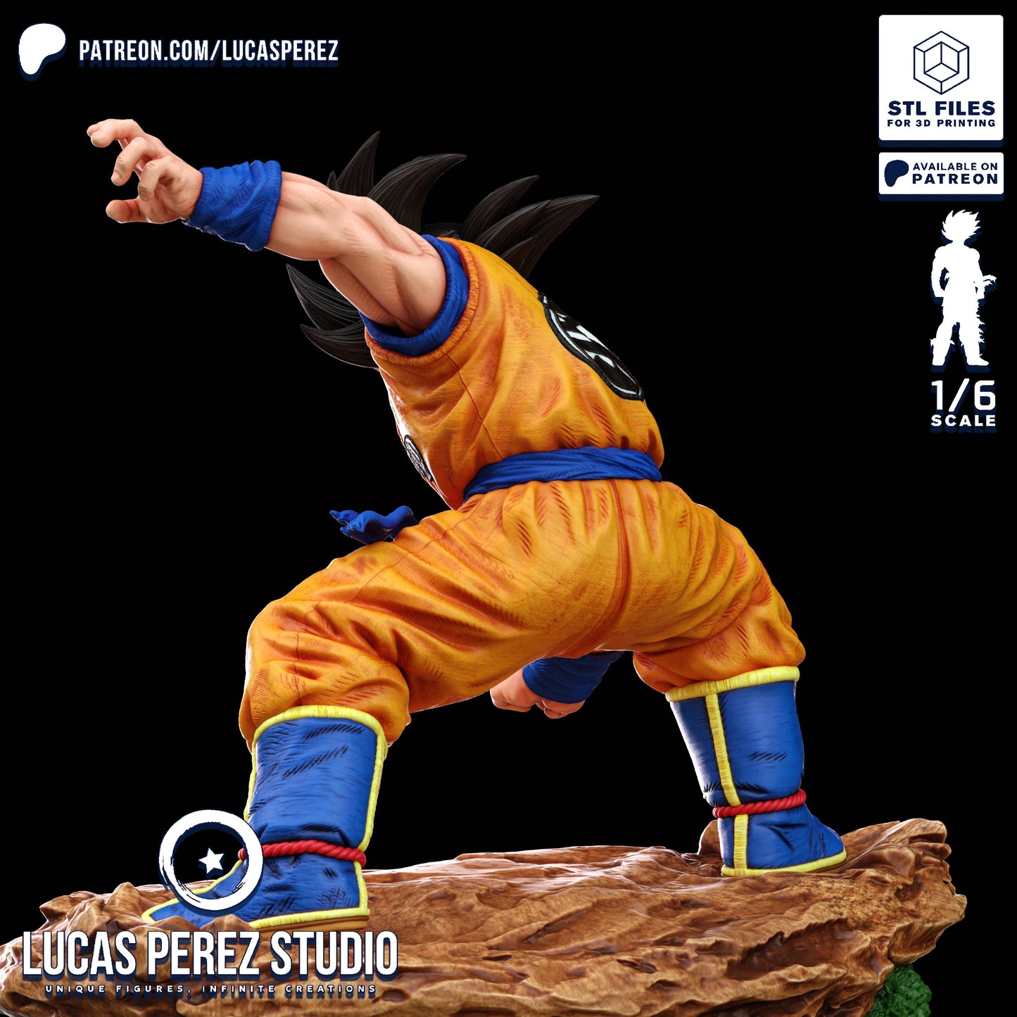 Goku VS - Lucas Perez | Hand-Painted Figure | Magnetized