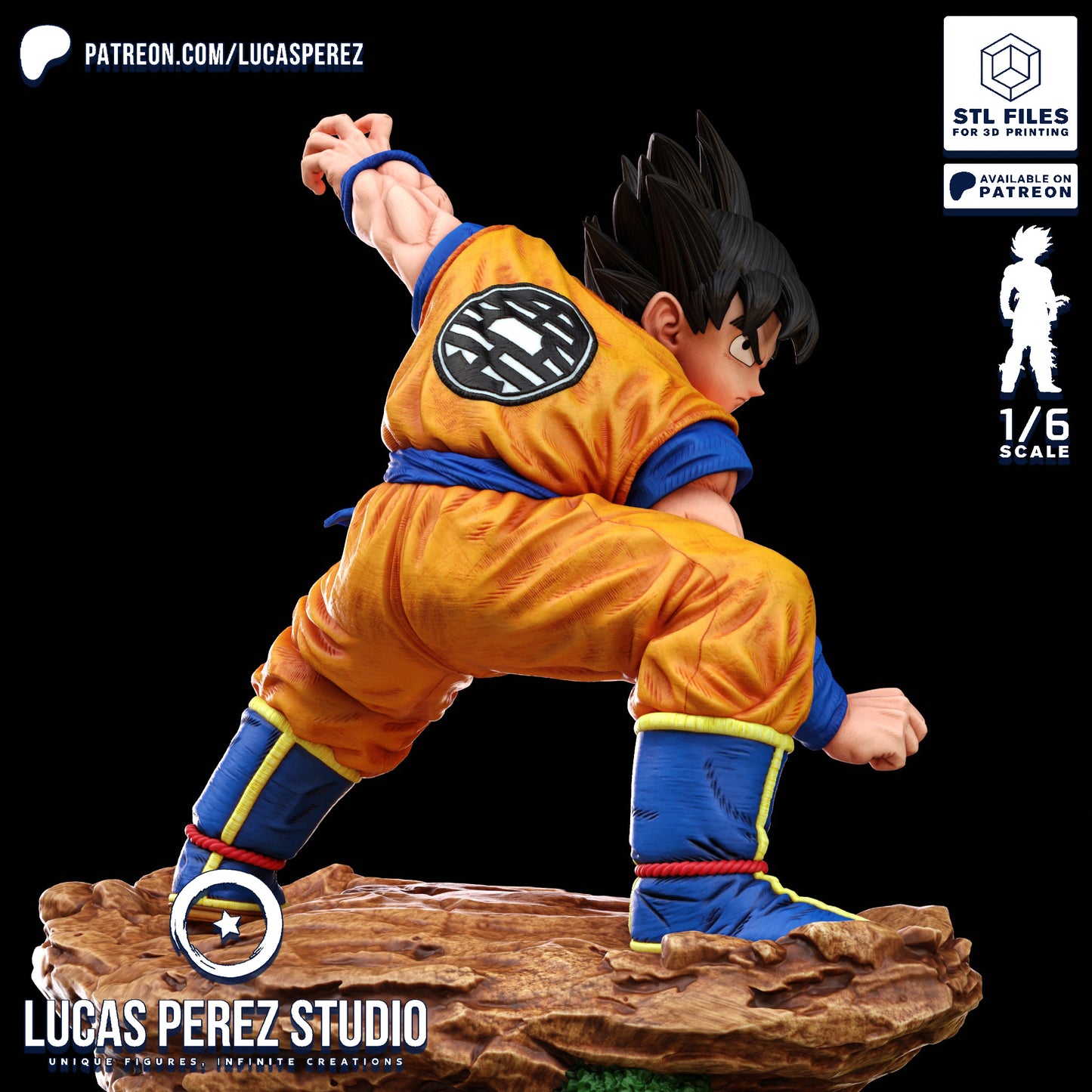 Goku VS - Lucas Perez | Hand-Painted Figure | Magnetized