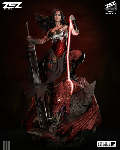Wonder Woman | Hand-Painted Figure | Magnetized