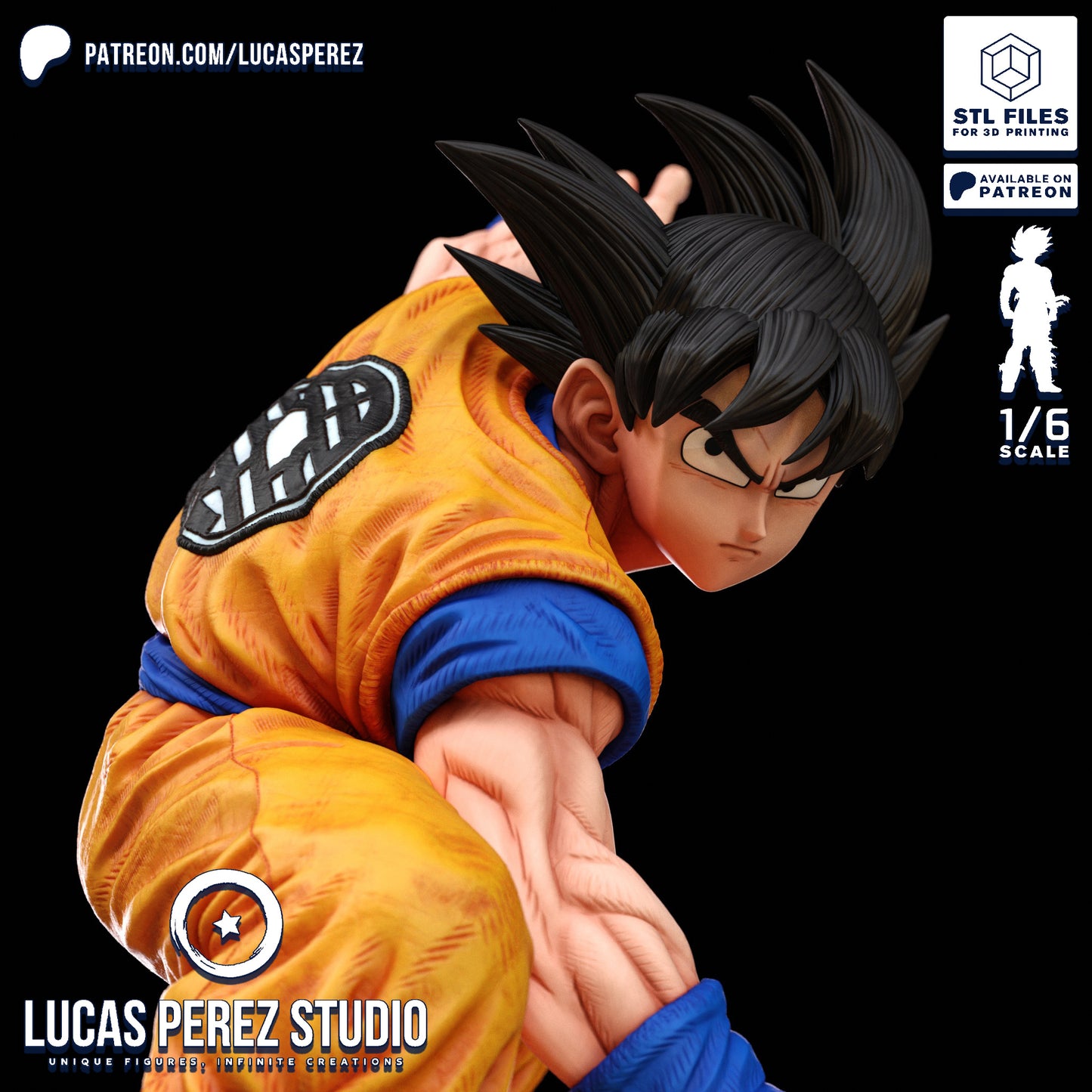 Goku VS - Lucas Perez | Hand-Painted Figure | Magnetized
