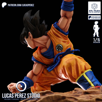 Goku VS - Lucas Perez | Hand-Painted Figure | Magnetized