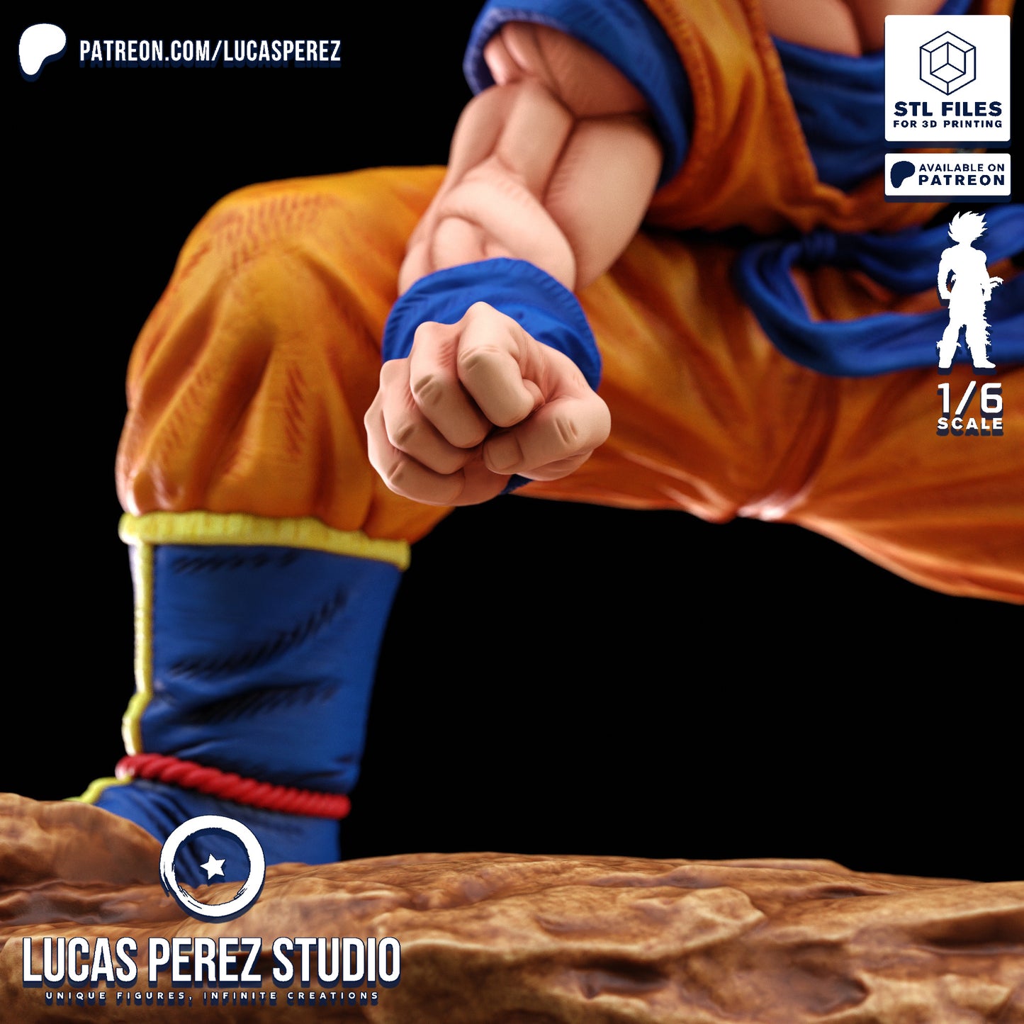 Goku VS - Lucas Perez | Hand-Painted Figure | Magnetized