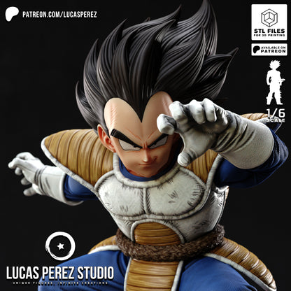 Vegeta VS - Lucas Perez | Hand-Painted Figure | Magnetized