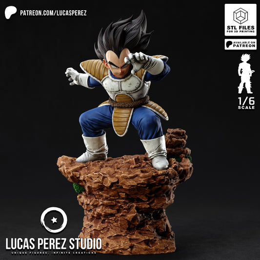 Vegeta VS - Lucas Perez | Hand-Painted Figure | Magnetized