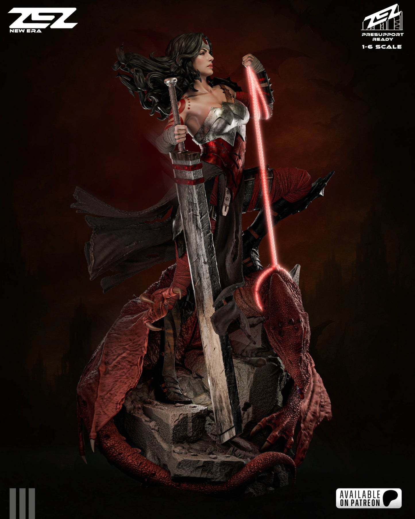 Wonder Woman | Hand-Painted Figure | Magnetized