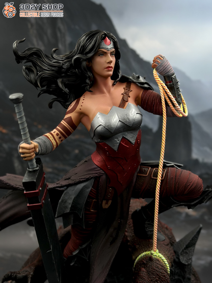 Wonder Woman Absolute ZEZ Studios | Hand-Painted Figure | Magnetized