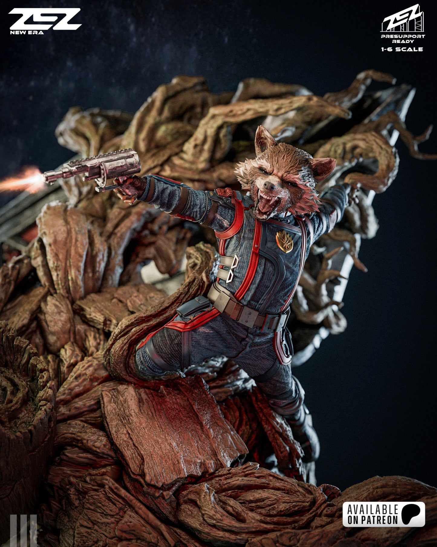 Groot and Rocket | Hand-Painted Figure | Magnetized