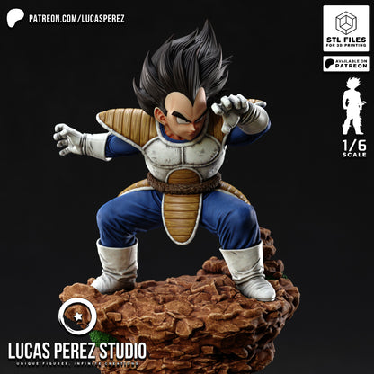 Vegeta VS - Lucas Perez | Hand-Painted Figure | Magnetized