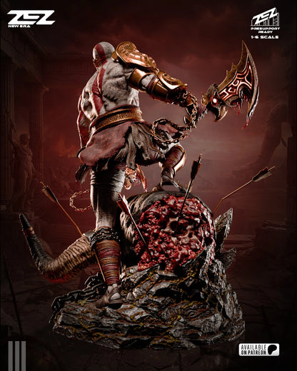 Kratos ZEZ Studios | Hand-Painted Figure | Magnetized
