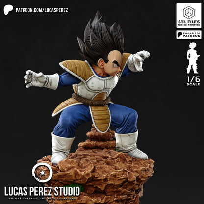 Vegeta VS - Lucas Perez | Hand-Painted Figure | Magnetized