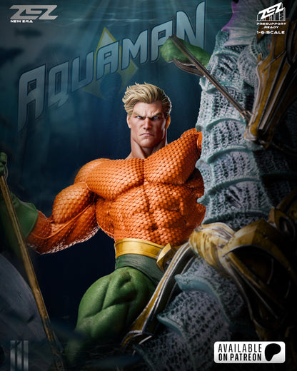 Aquaman – King of Atlantis | Hand-Painted Figure | Magnetized