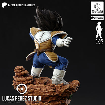 Vegeta VS - Lucas Perez | Hand-Painted Figure | Magnetized