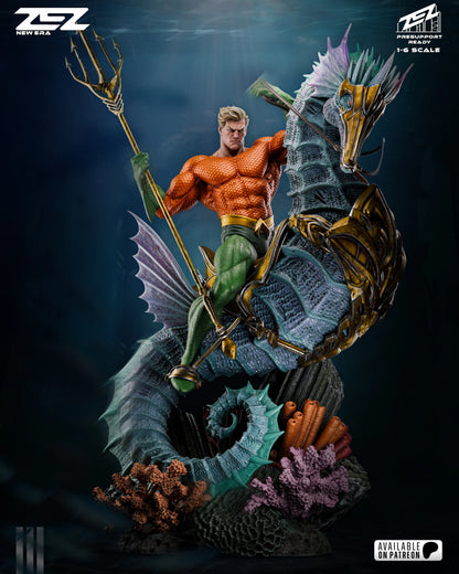 Aquaman – King of Atlantis | Hand-Painted Figure | Magnetized
