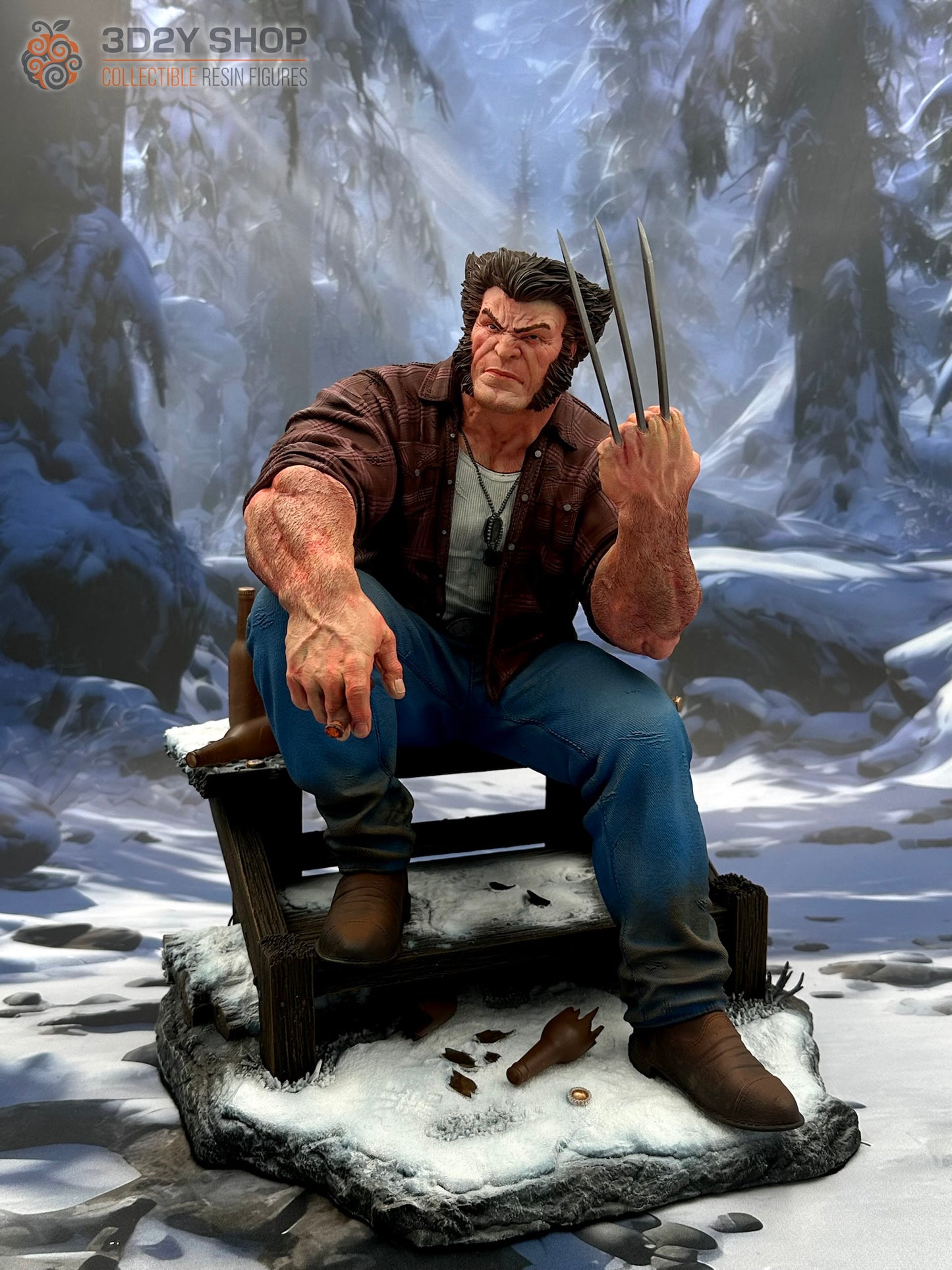 Logan | Hand-Painted Figure | Magnetized