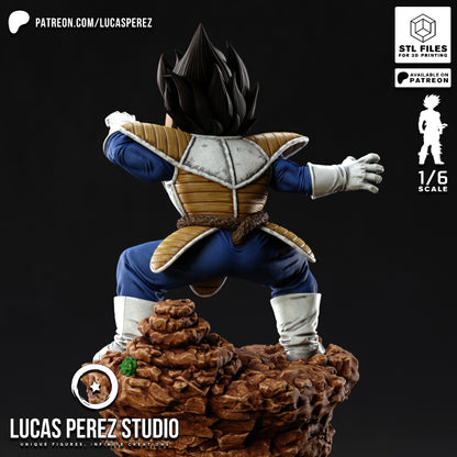 Vegeta VS - Lucas Perez | Hand-Painted Figure | Magnetized