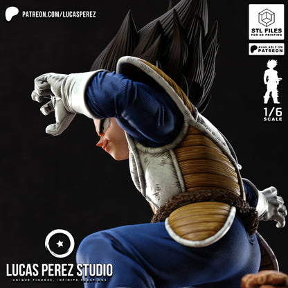 Vegeta VS - Lucas Perez | Hand-Painted Figure | Magnetized