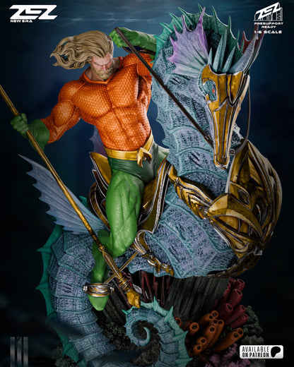Aquaman – King of Atlantis | Hand-Painted Figure | Magnetized