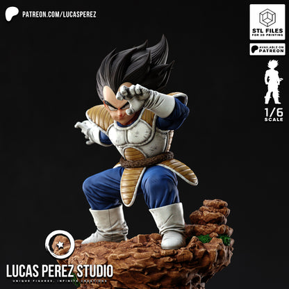 Vegeta VS - Lucas Perez | Hand-Painted Figure | Magnetized