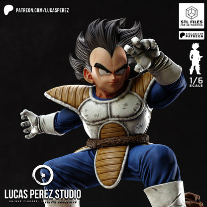 Vegeta VS - Lucas Perez | Hand-Painted Figure | Magnetized