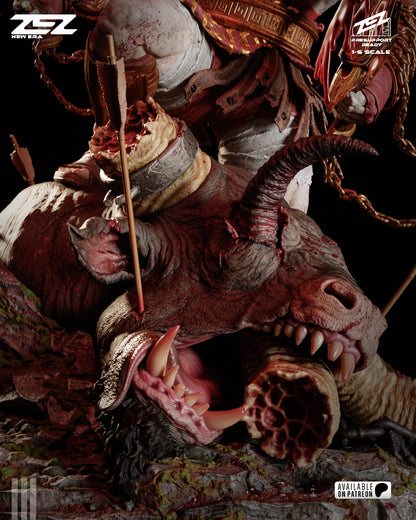 Kratos ZEZ Studios | Hand-Painted Figure | Magnetized