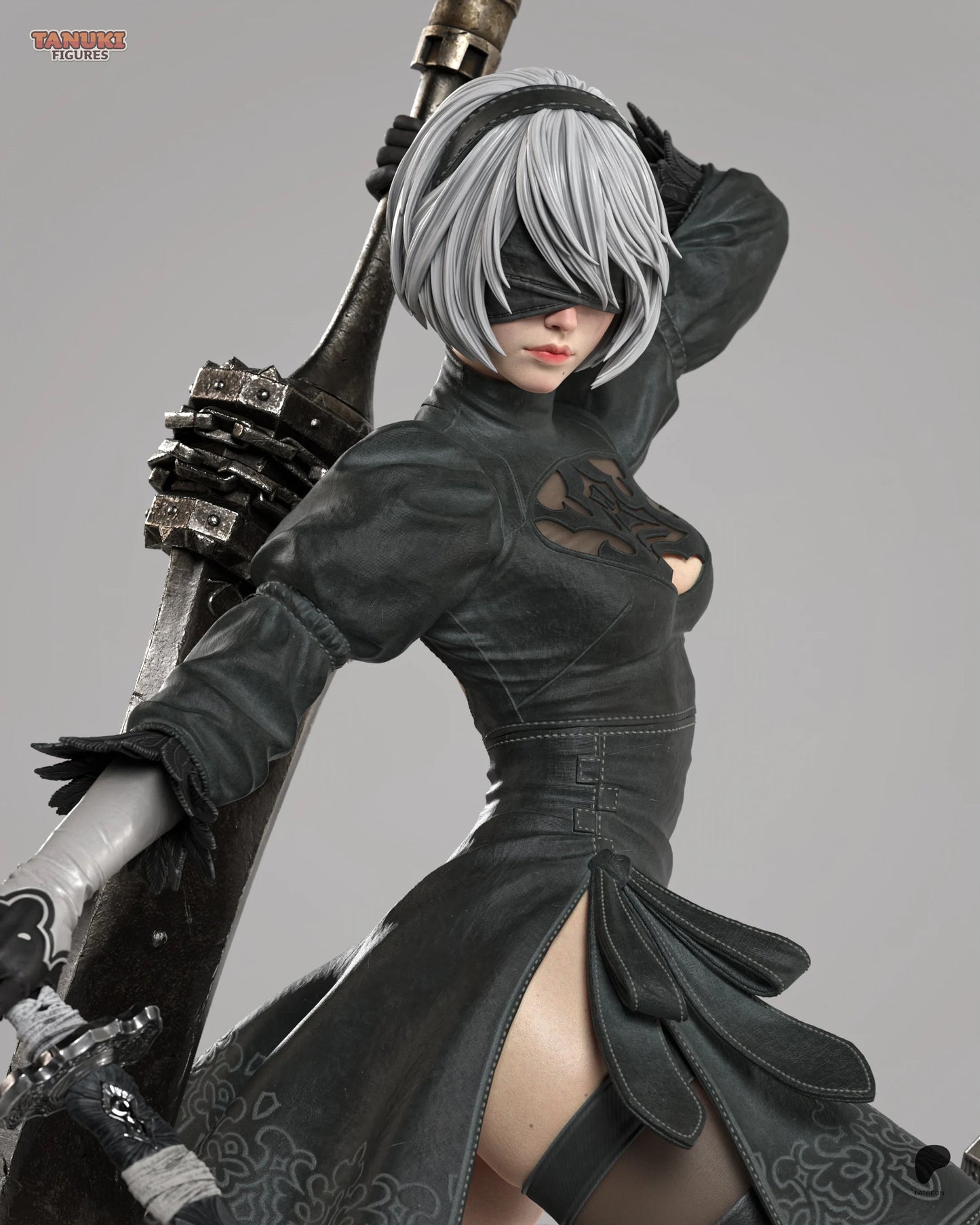 2B - NieR Automata | Hand-Painted Figure | Magnetized