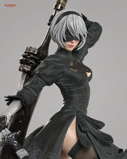 2B - NieR Automata | Hand-Painted Figure | Magnetized