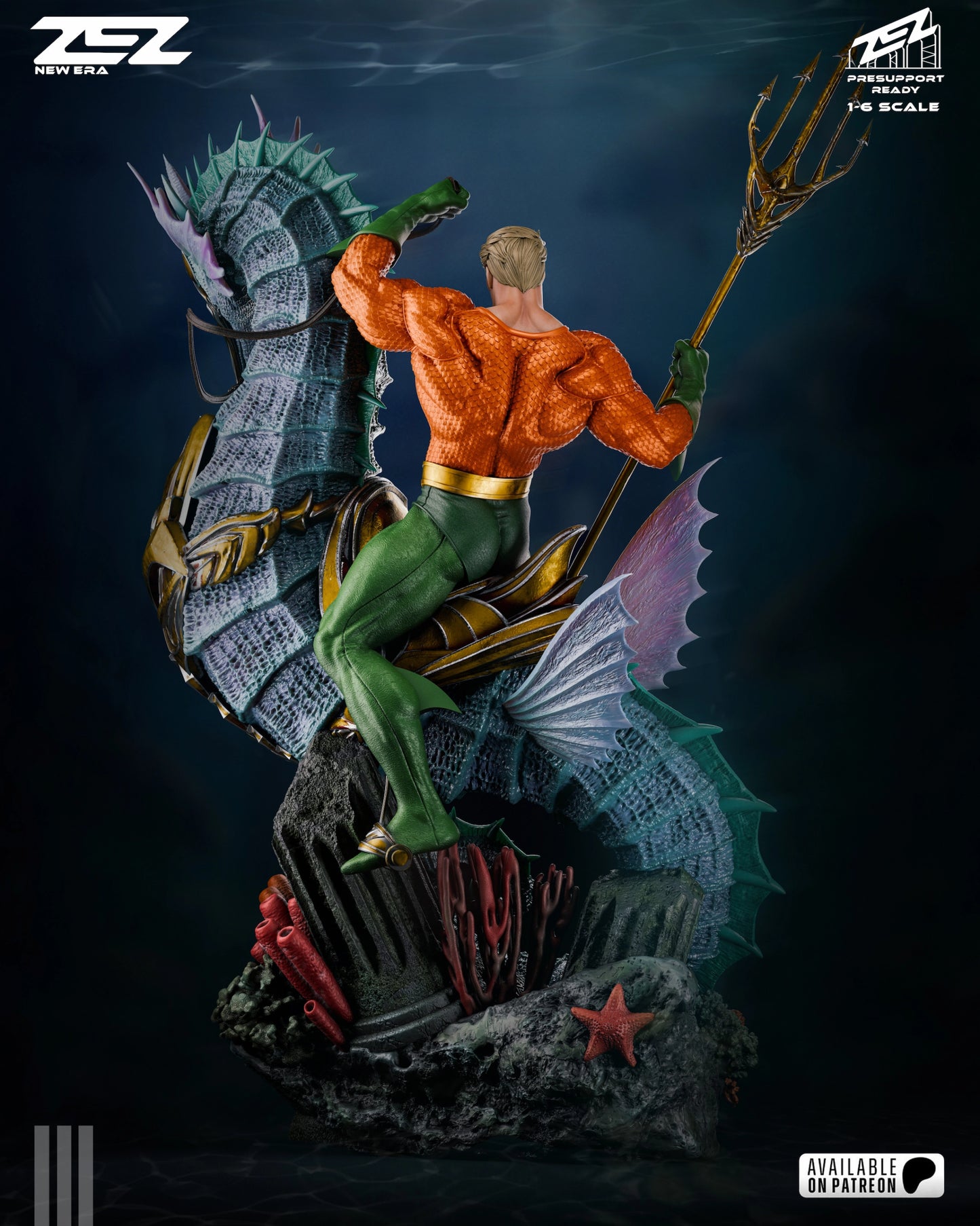 Aquaman – King of Atlantis | Hand-Painted Figure | Magnetized