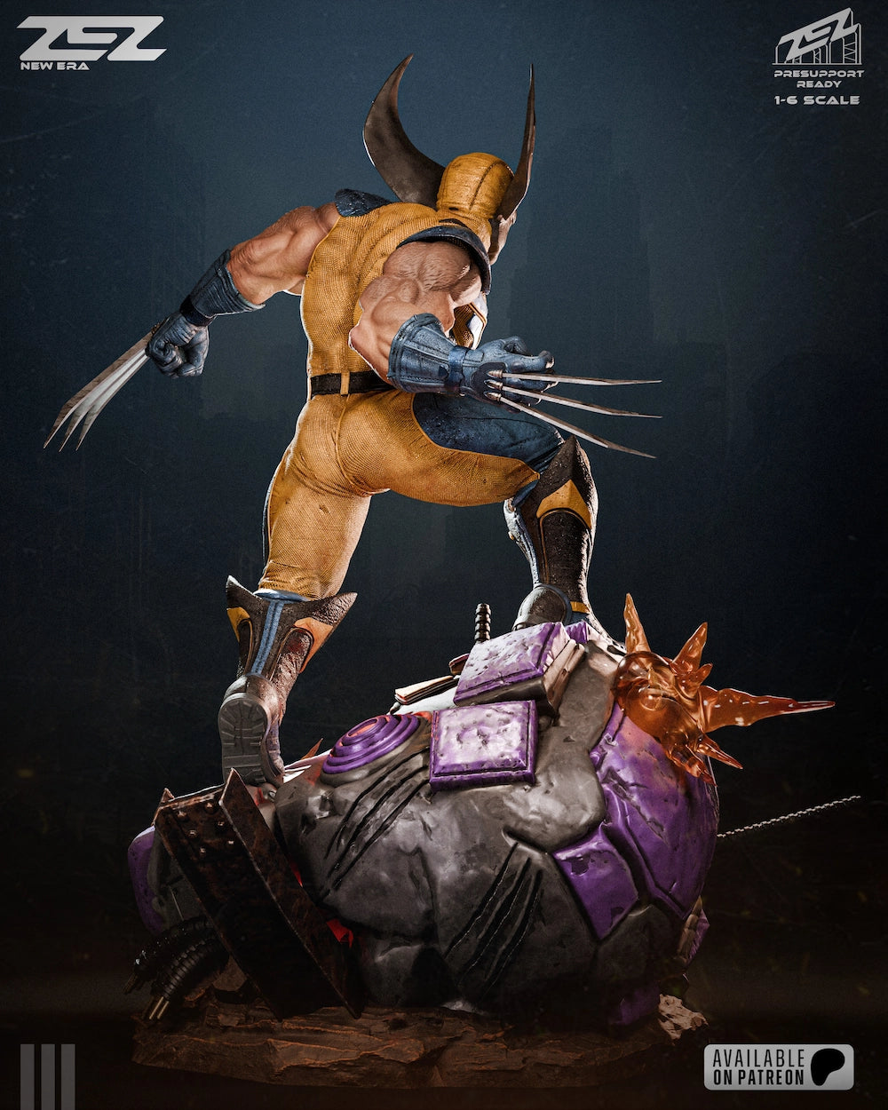 Wolverine | Hand-Painted Figure | Magnetized