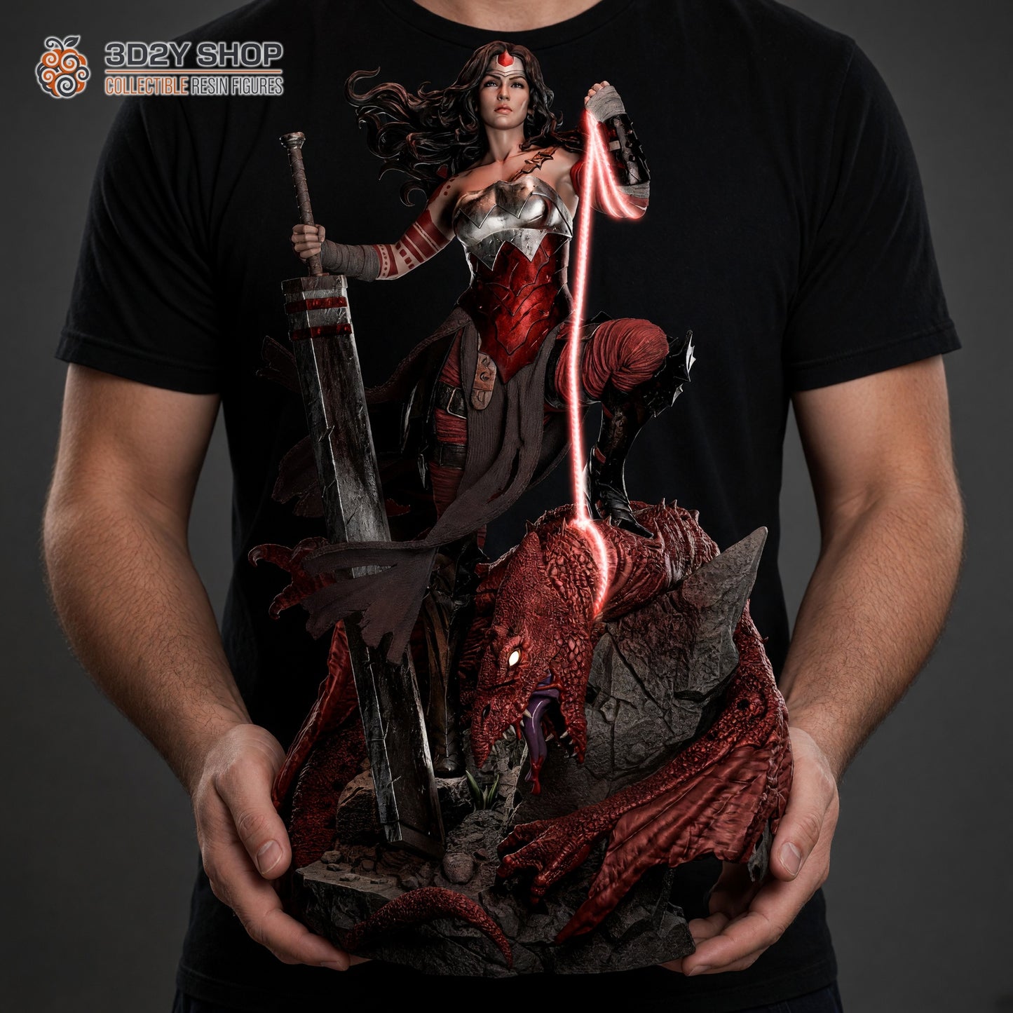 Wonder Woman Absolute ZEZ Studios | Hand-Painted Figure | Magnetized