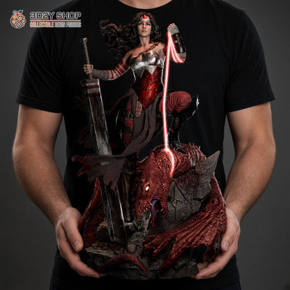 Wonder Woman Absolute ZEZ Studios | Hand-Painted Figure | Magnetized