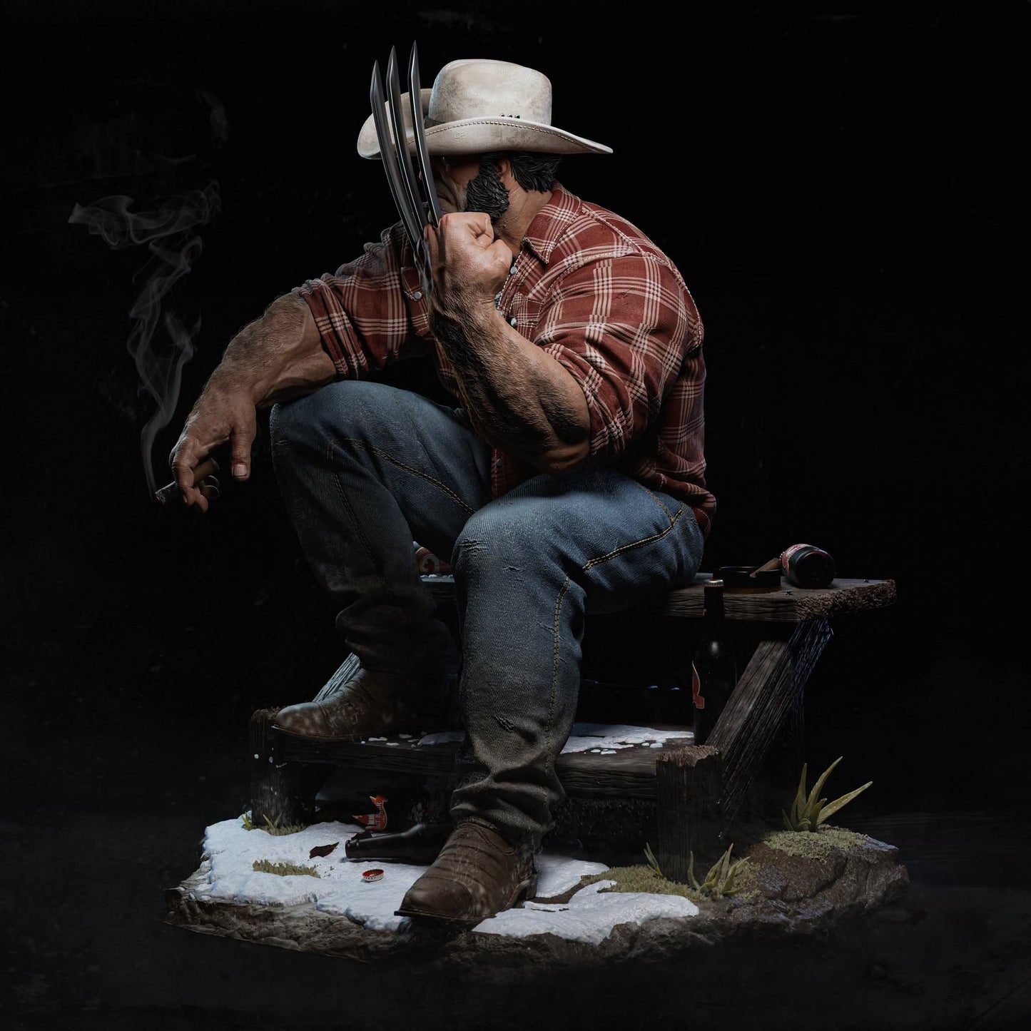 Logan | Hand-Painted Figure | Magnetized