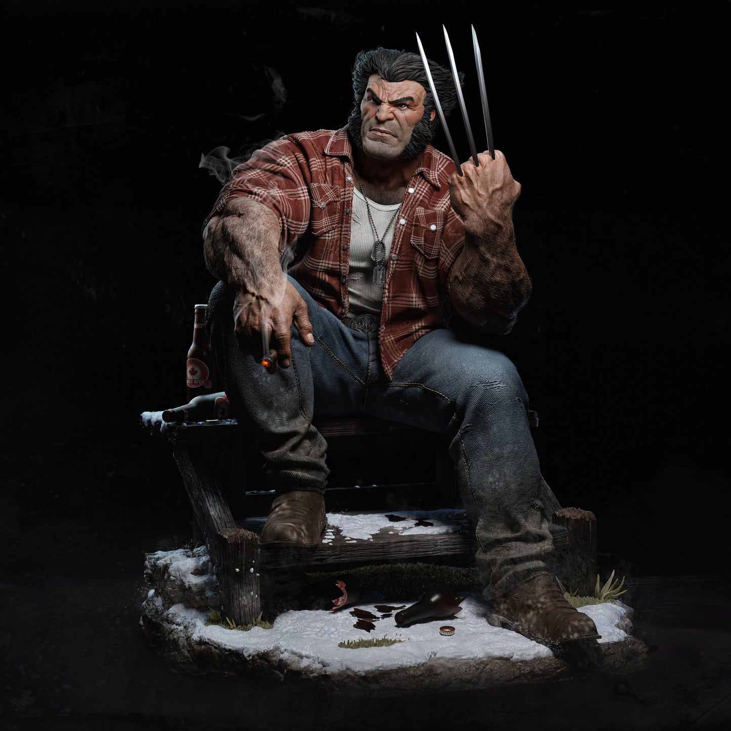Logan | Hand-Painted Figure | Magnetized