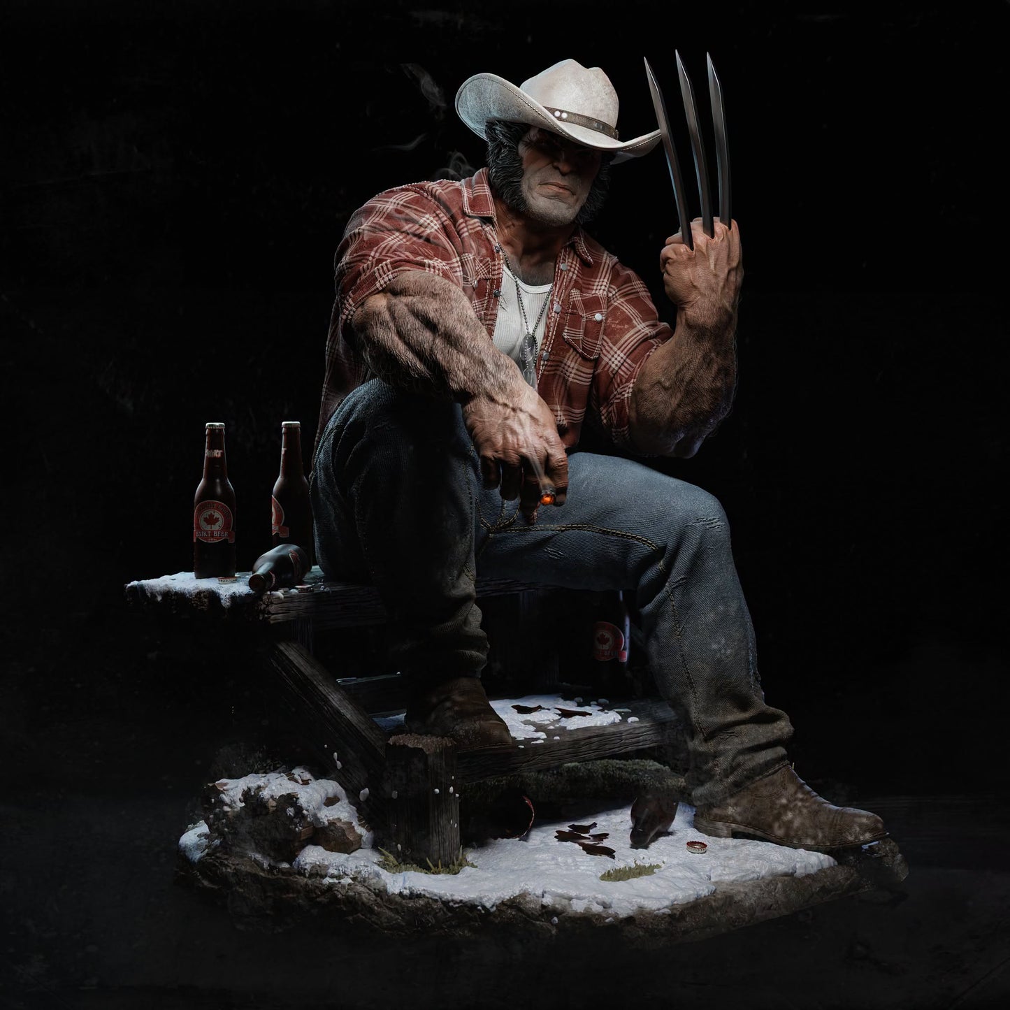 Logan | Hand-Painted Figure | Magnetized