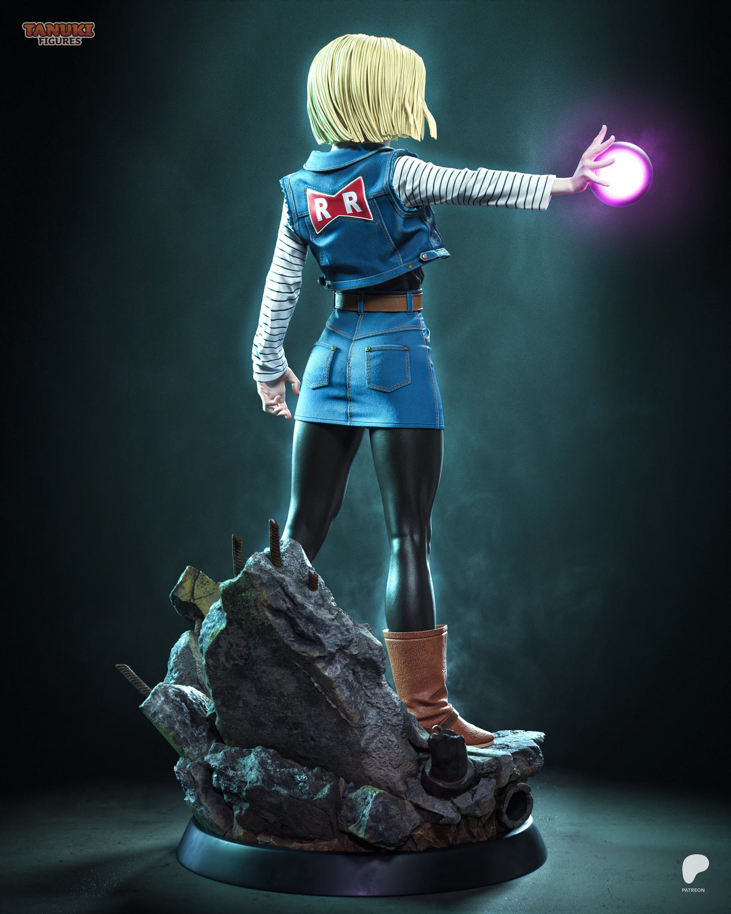 Android 18 - Dragon Ball | Hand-Painted Figure | Magnetized