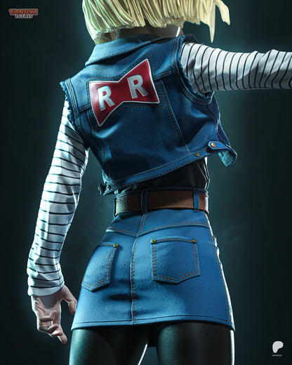 Android 18 - Dragon Ball | Hand-Painted Figure | Magnetized
