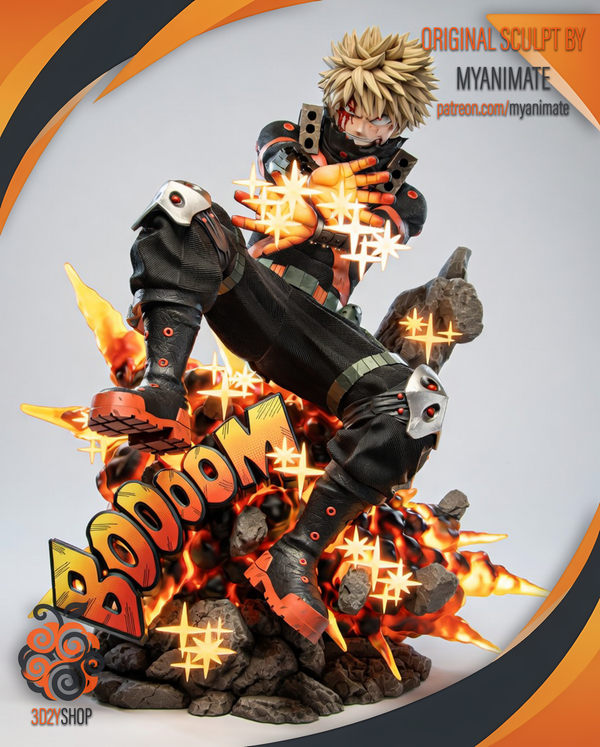Bakugo | Hand-Painted Figure | Magnetized
