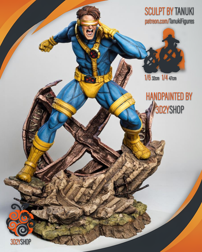 Cyclops - X-Men | Hand-Painted Figure | Magnetized