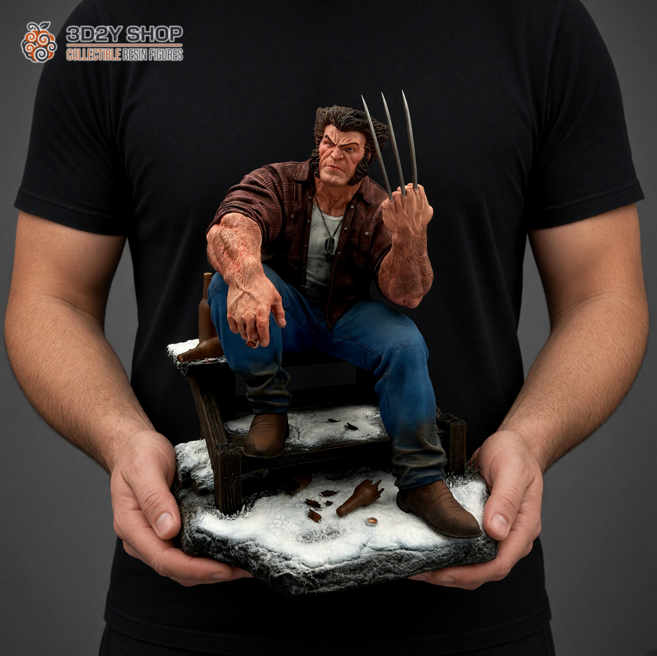 Logan | Hand-Painted Figure | Magnetized