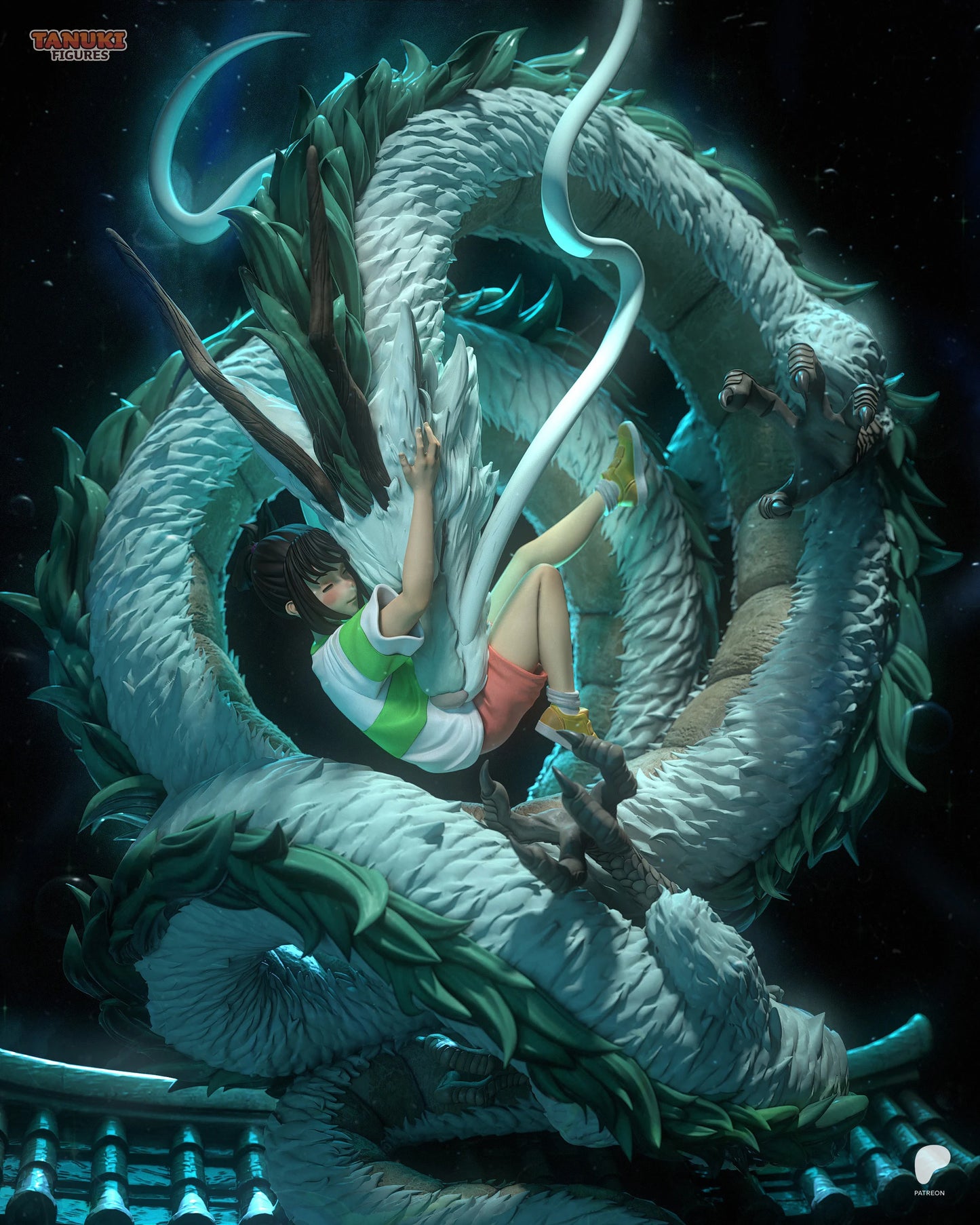 Chihiro & Haku - Spirited Away | Hand-Painted Figure | Magnetized