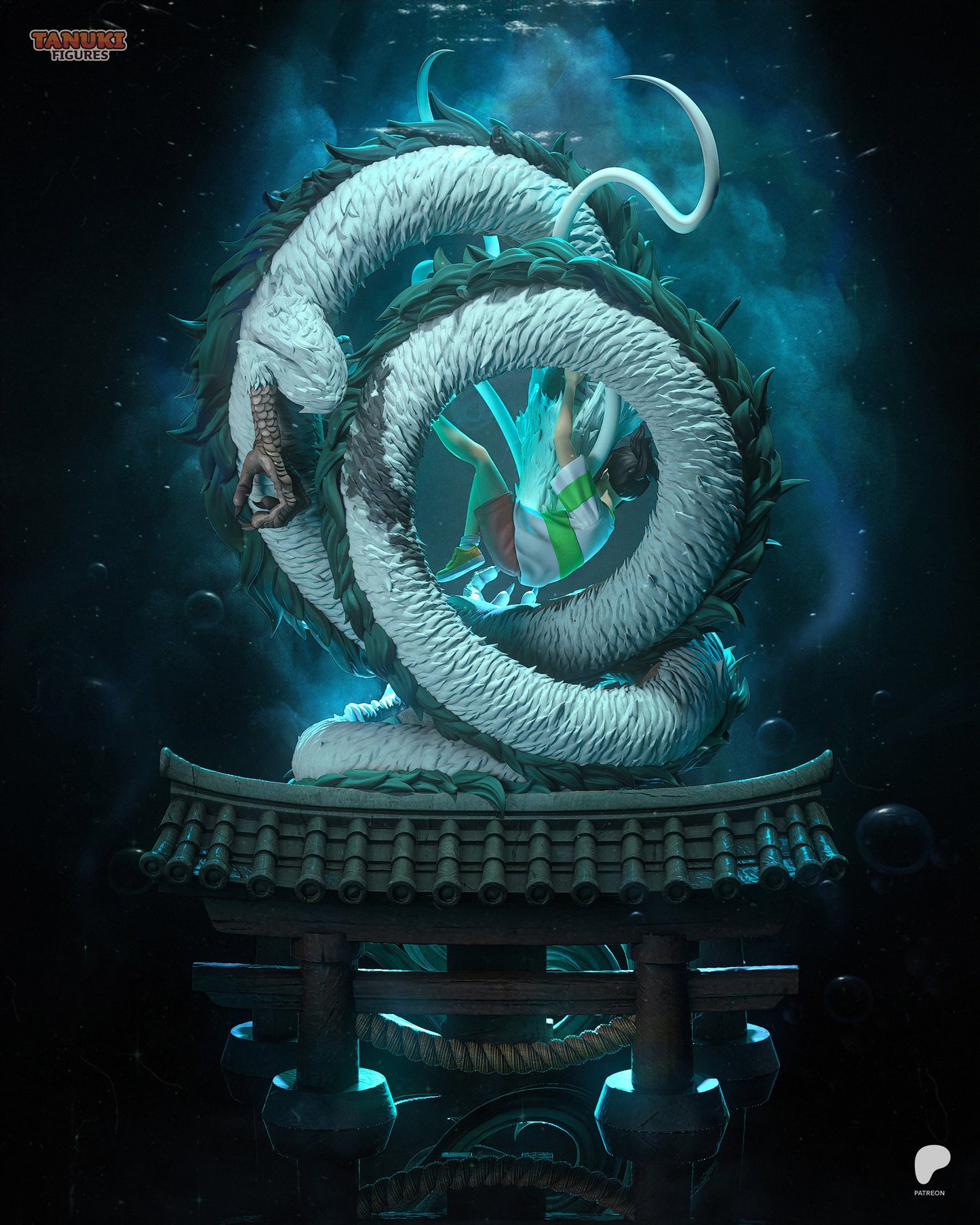 Chihiro & Haku - Spirited Away | Hand-Painted Figure | Magnetized