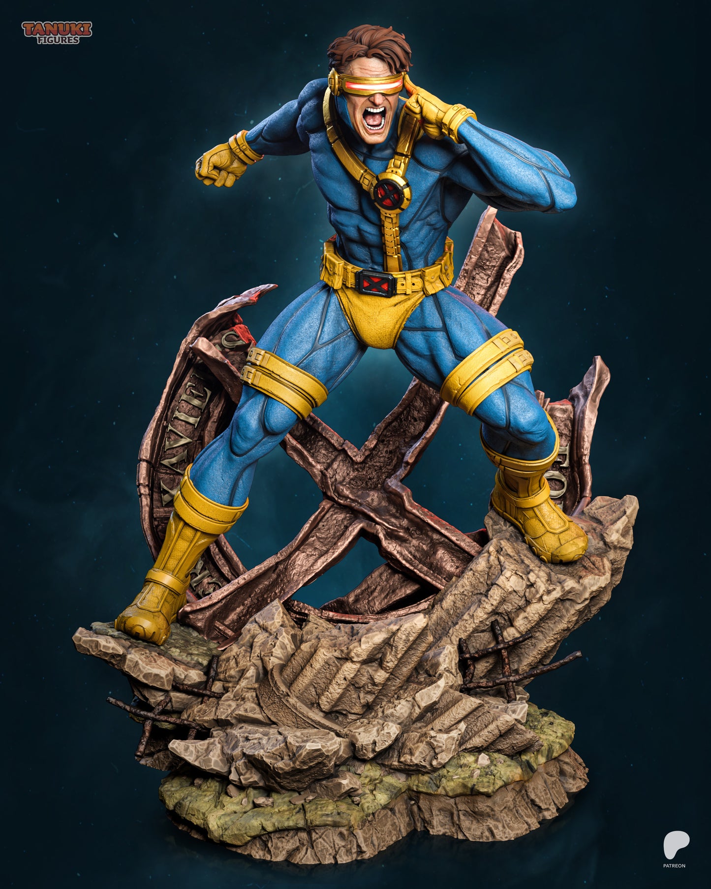 Cyclops - X-Men | Hand-Painted Figure | Magnetized