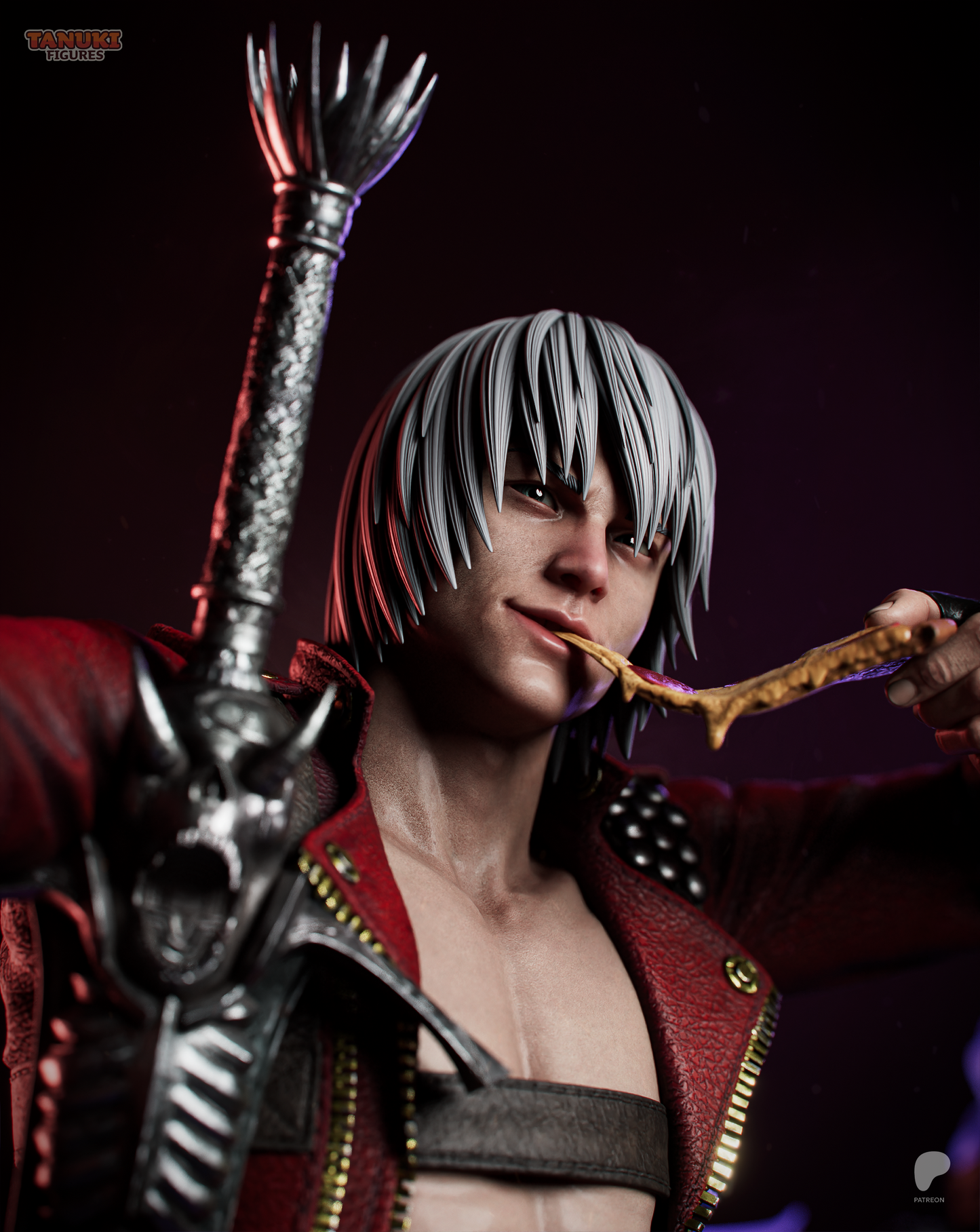 Dante - Devil May Cry 3 | Hand-Painted Figure | Magnetized